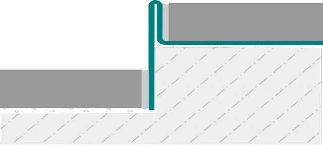 Gefällekeil Boden beim Aufbau einer bodengleichen Dusche