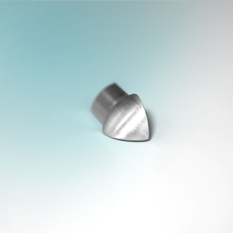 Viertelkreisprofil Aussenecke Edelstahl